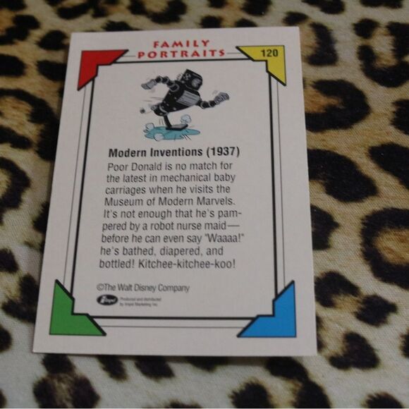 FP Modern Inventions #120 Disney Card - Picture 2 of 2